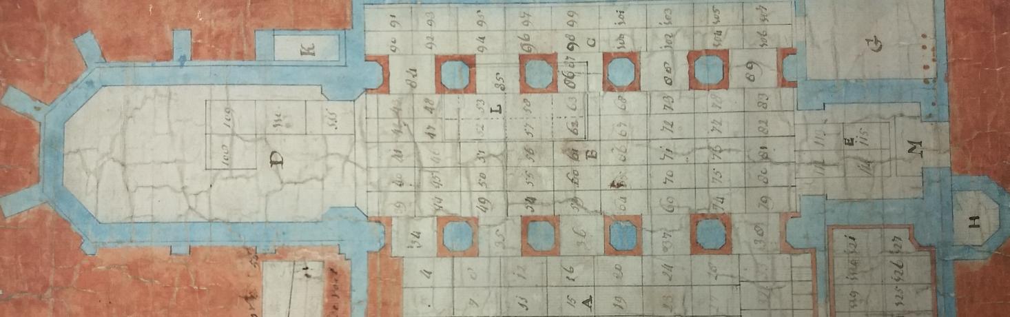 plattegrond hervormde kerk Buren