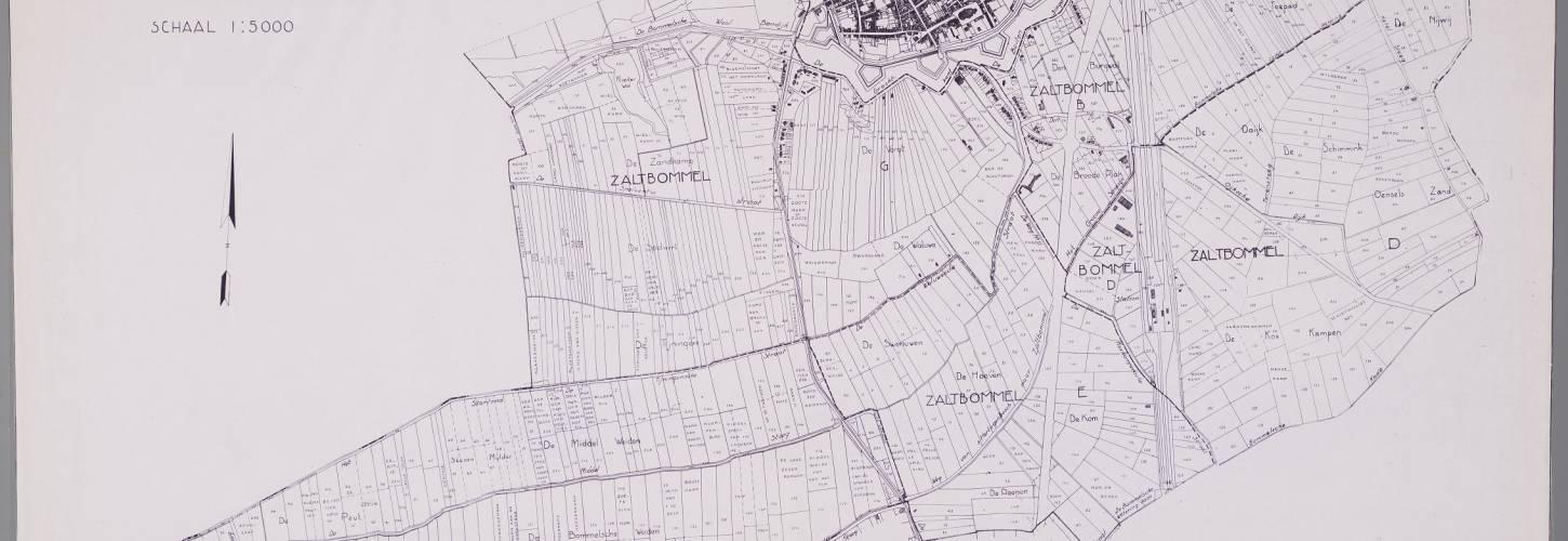 perceelsnamenkaart zaltbommel 1946