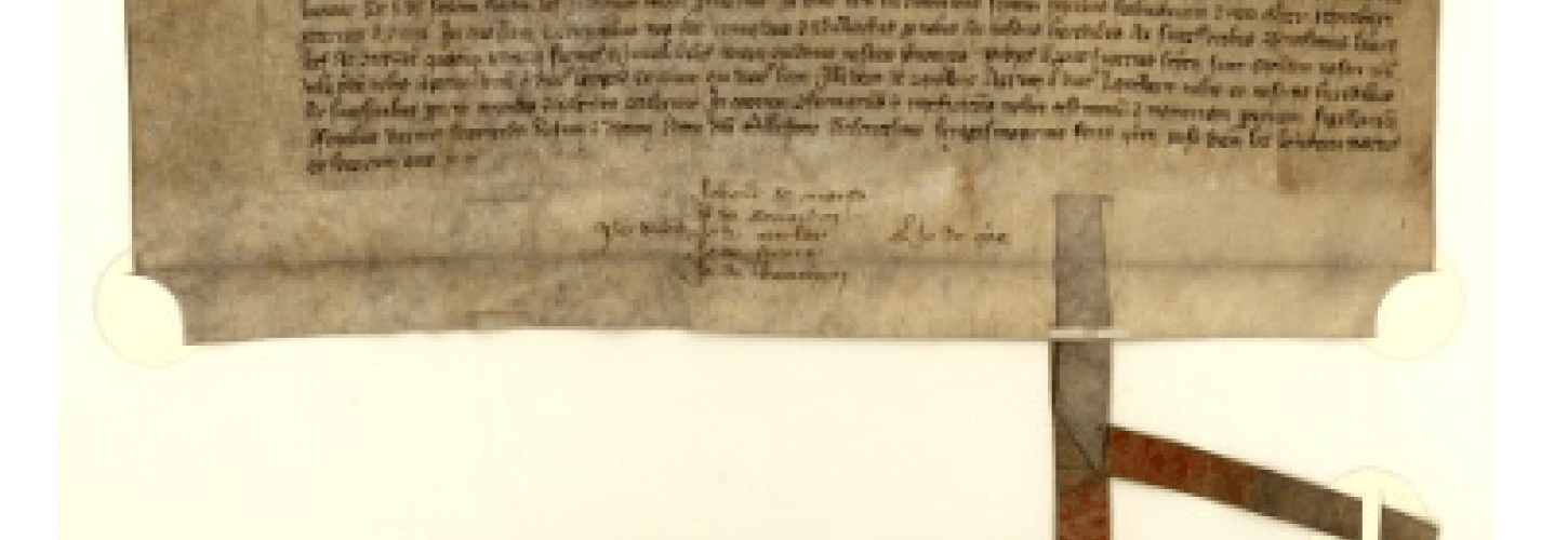 Inv.nr. 104: een akte met de oudste overgeleverde bevestiging van het stadsrecht van Tiel uit 1361