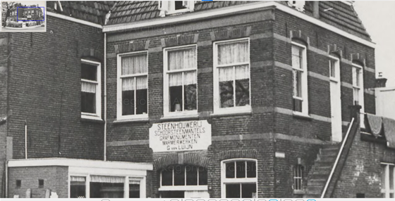 Steenhouwerij van Luijn aan de Lingedijk in Tiel