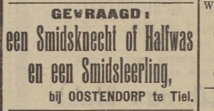 krantenbericht tielsche courant 1928