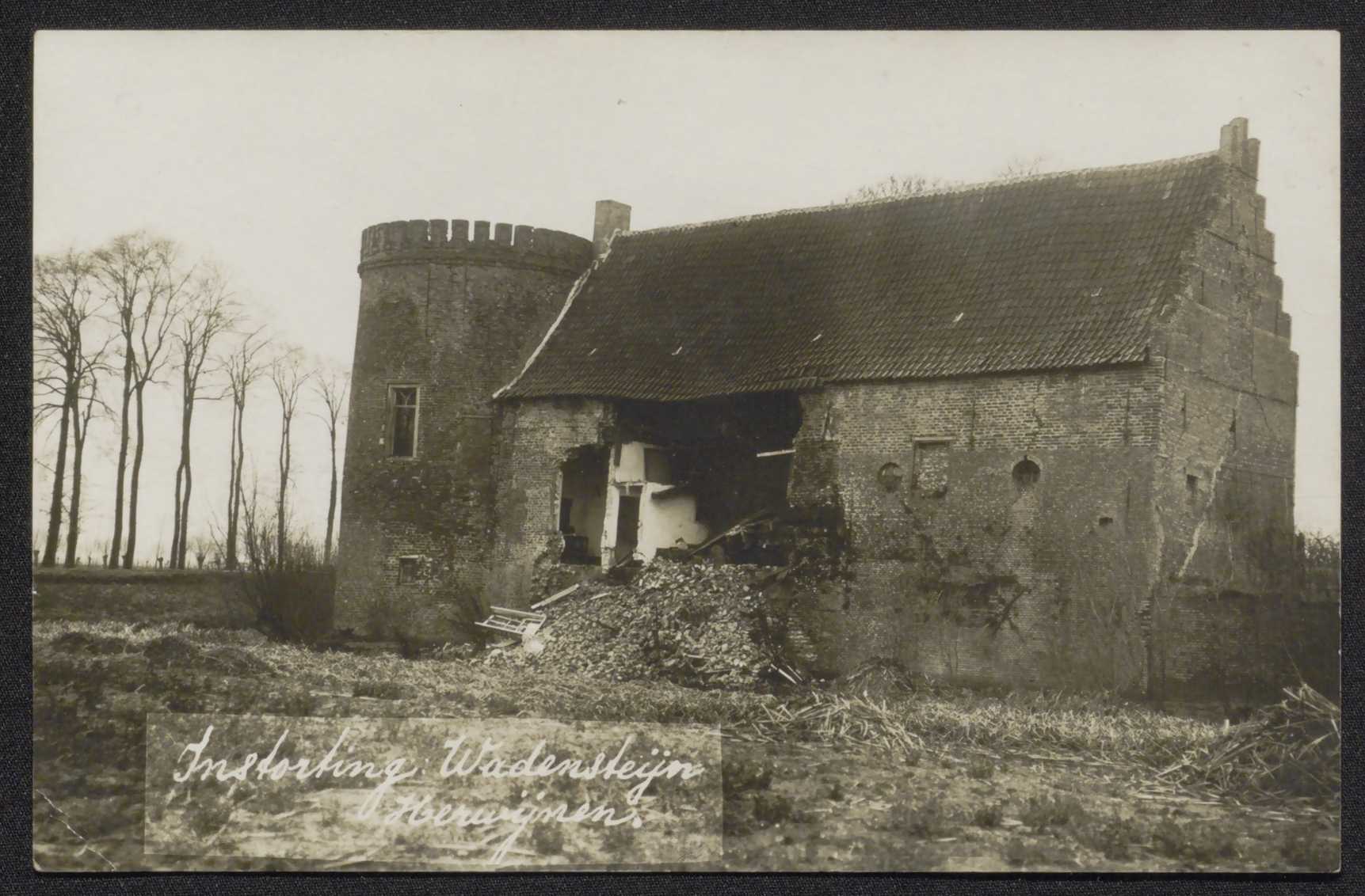 Wadesteijn : instorting