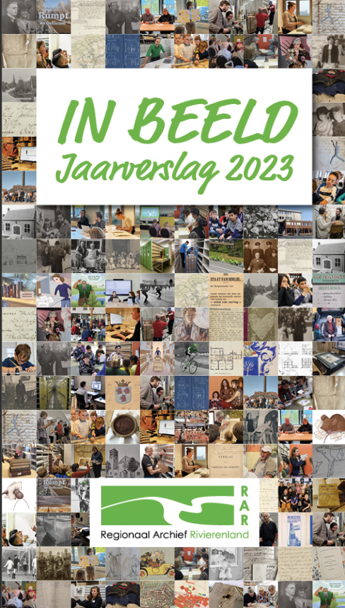 Voorkant jaarverslag RAR 2023 met als titel In Beeld