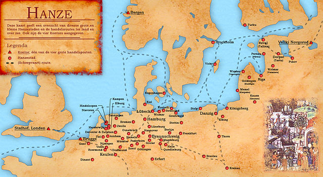 Door Doc Brown - eigen werk (own work) + Base map from: File:Europein1328.png by Afterword, CC BY-SA 3.0, https://commons.wikimedia.org/w/index.php?curid=5490716