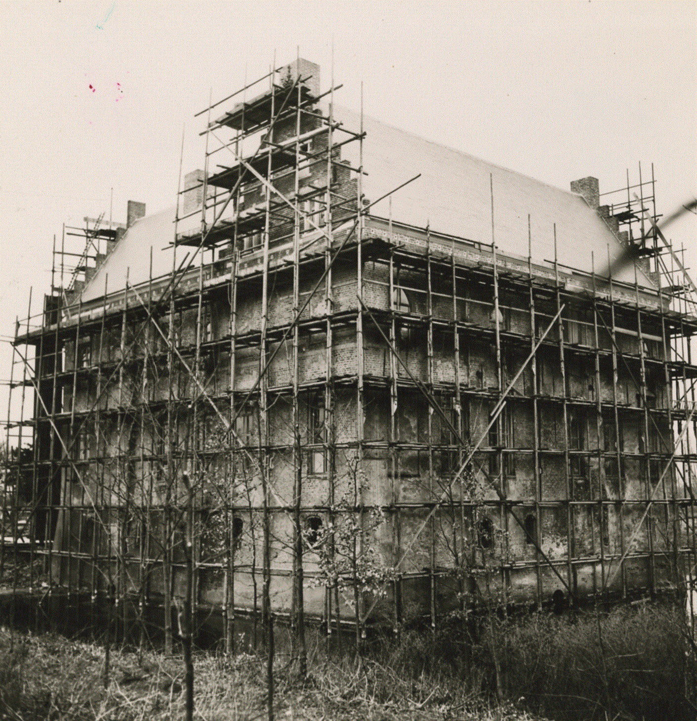 restauratie kasteel Wijenburg 1959